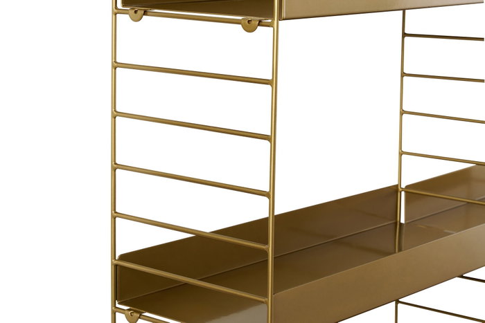 Hanah Home Estantería de pared Cm-068-A Dorado